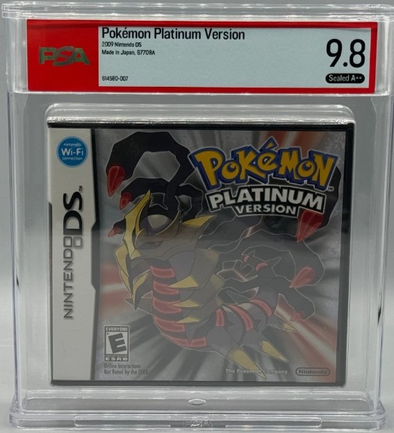 Pokemon Platinum Version Nintendo DS Sealed New PSA 9.8 A++ Graded